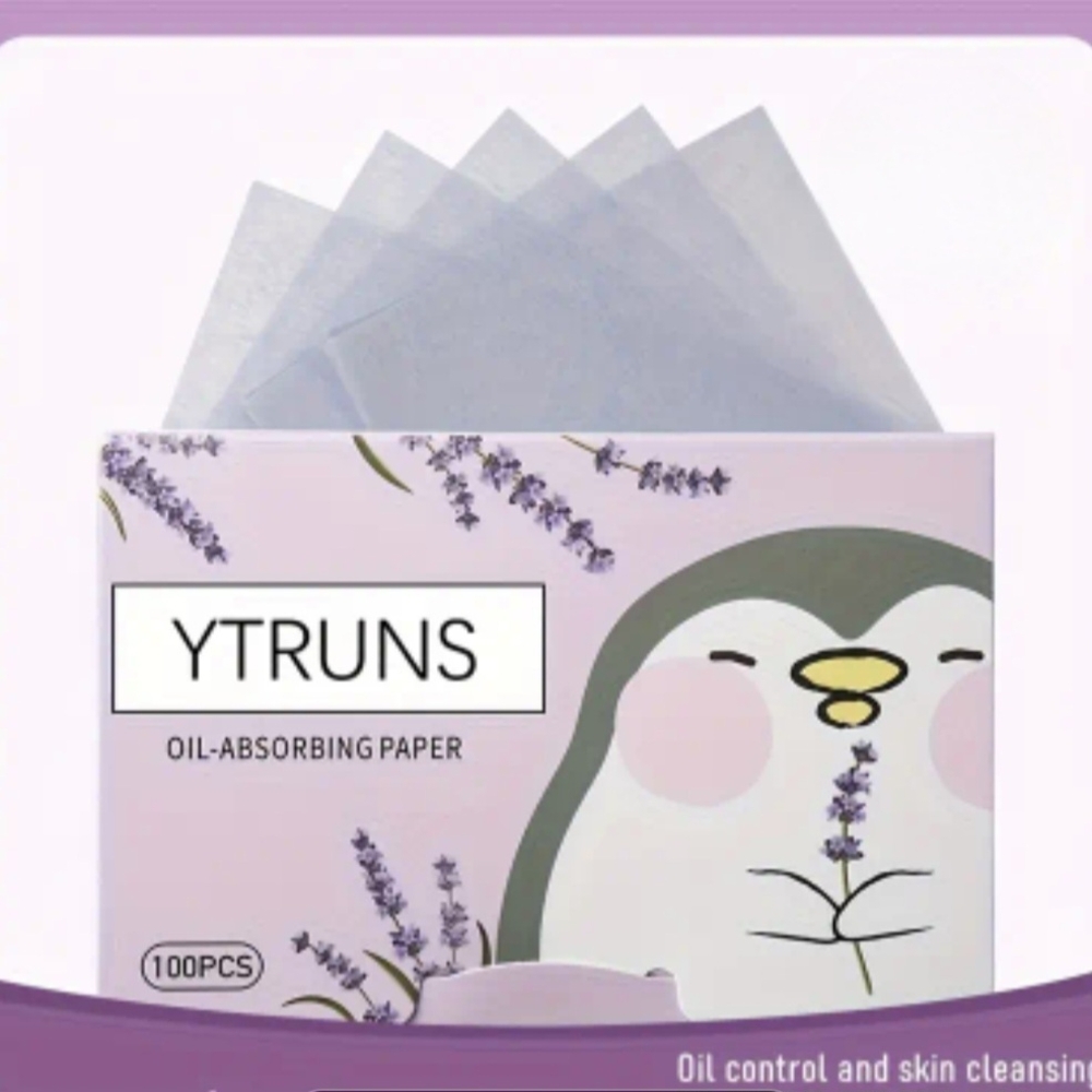 Lavender Oil-Absorbing Paper - Purple